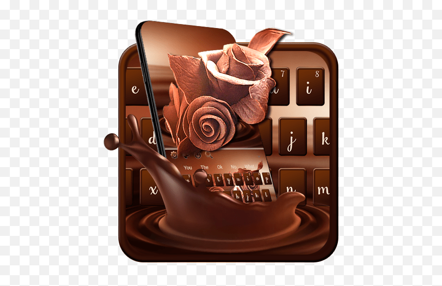 Chocolate Rose Keyboard Chocolate Emoji,Chocolate Emojis free