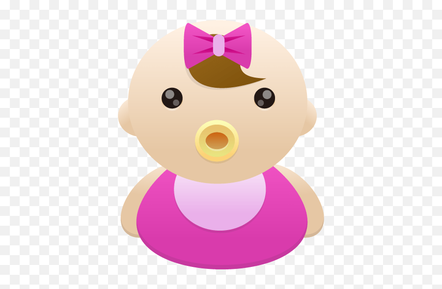 Baby Girl Icon Pink Baby Design Png Emoji,Baby Girl Emoji free