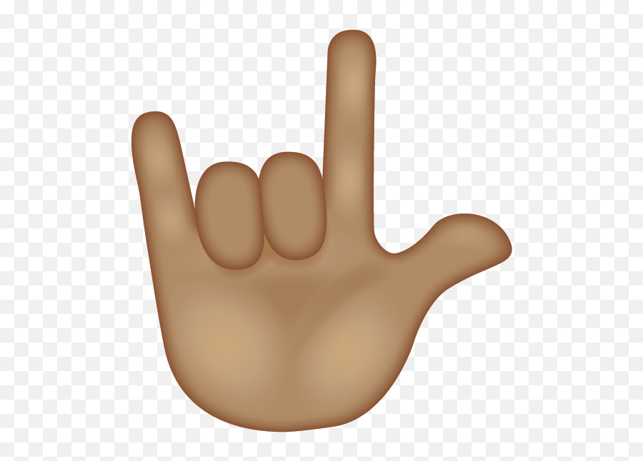 Emoji Emoticon Rock And Roll,Brown Heart Emoji free transparent