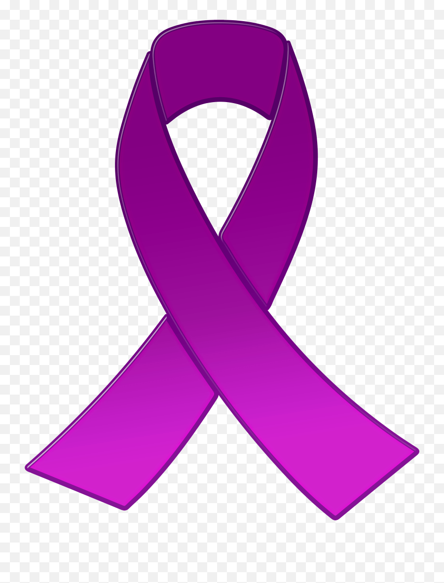 Purple Cancer Ribbon Clipart Emoji,Breast Cancer Ribbon Emoji free