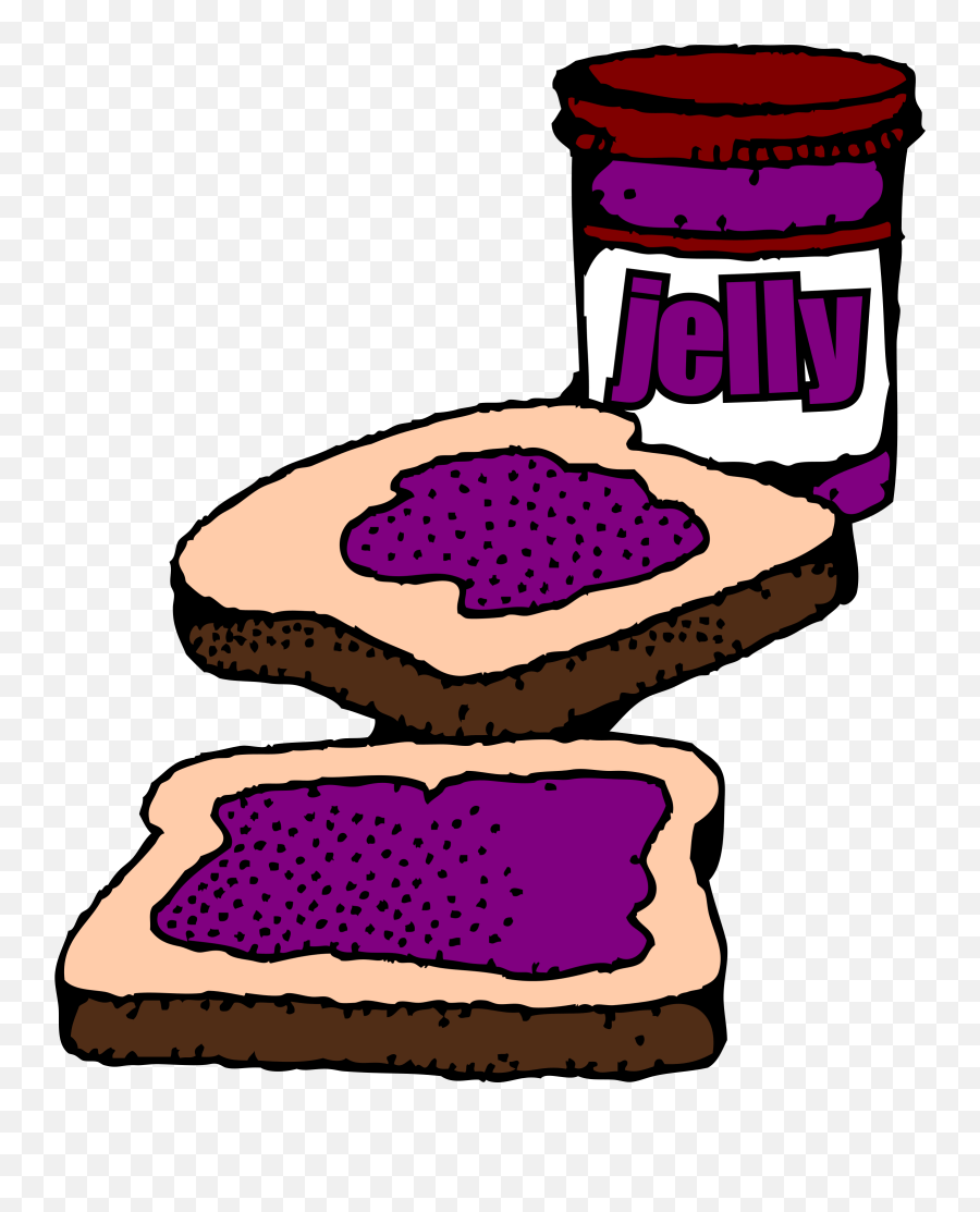 Peanut Butter And Jelly Sandwich Clipart Grape Jelly Emoji,Peanut