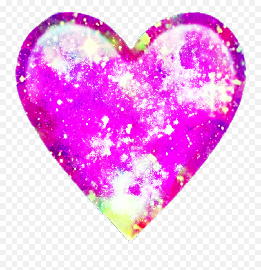 Emoji Emojiheart Galaxy Sticker By Lucccyxx Girly,Sparkle Eyes Emoji free transparent emoji