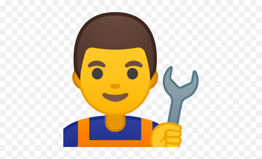 Man Mechanic Emoji Meaning With Pictures Emoji Medico,Gear Emoji
