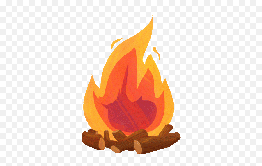 Camp Fire Gif Clipart Campfire Clip Art Cartoon Campfire Gif Emoji