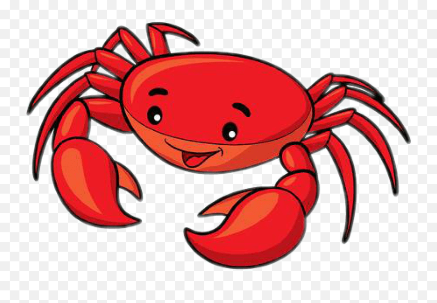 Red Crab Stickers Dibujo Animado De Cangrejo Emoji,Crab Emoji Meme