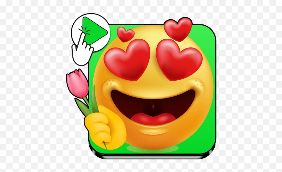 Animated Emojis Stickers For Whatsapp Aplicacions A Google Happy