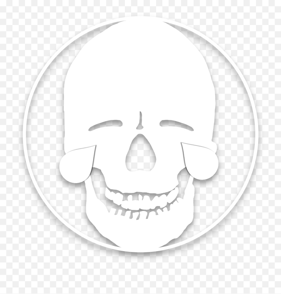 X Skull Emoji,X Ray Emoji free transparent emoji