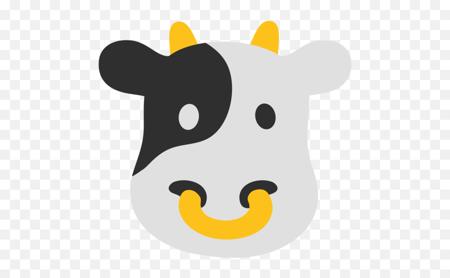 Cow Face Emoji Google Cow Emoji,Emoji Cow free transparent emoji