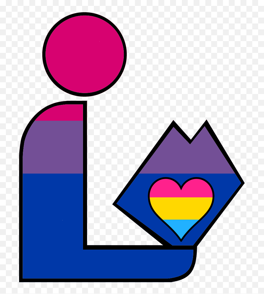 Bisexual Panromantic Pride Library Pride Library Emoji,Bi Pride Flag
