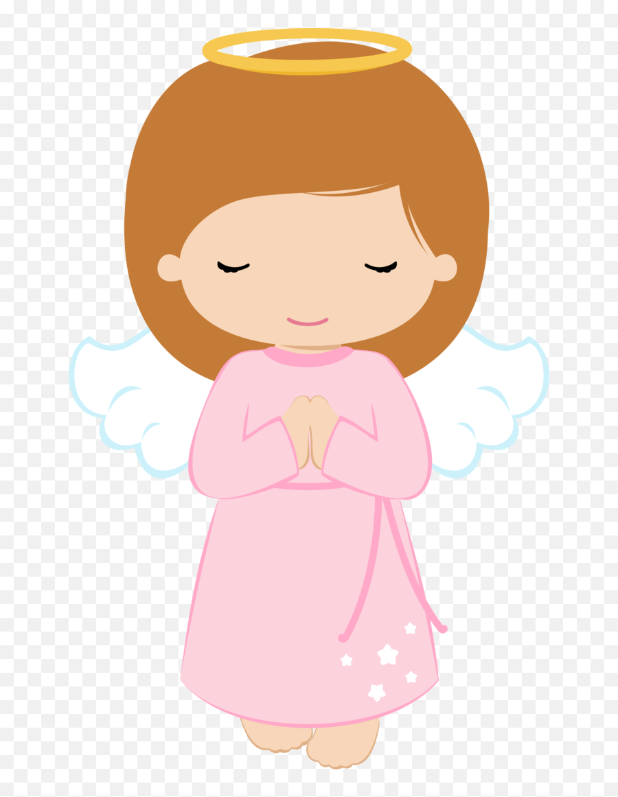 Clipart Pig Angel Transparent Baptism Angel Clipart Emoji,Lady And