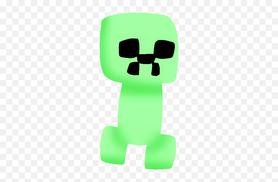 Minecraft Creeper Illustration Emoji,Creeper Emoji free transparent