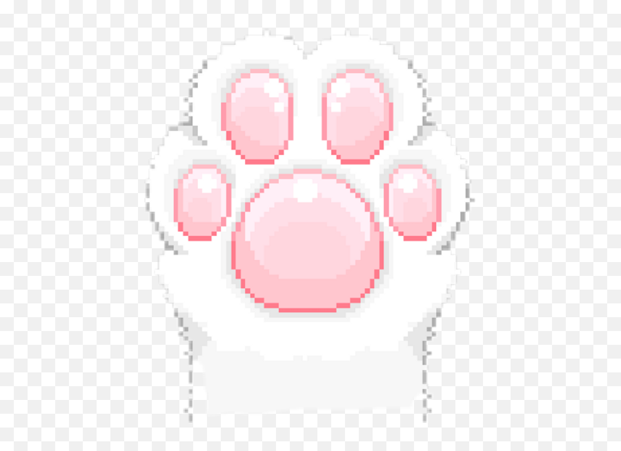 Catpaw Paw Cute Ddlg Kawaii Cat Paw Transparent Emoji,Cat Paw Emoji