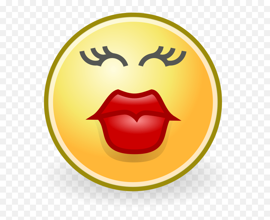 Face Kissing Lips Clipart Emoji,Emoticons free transparent emoji