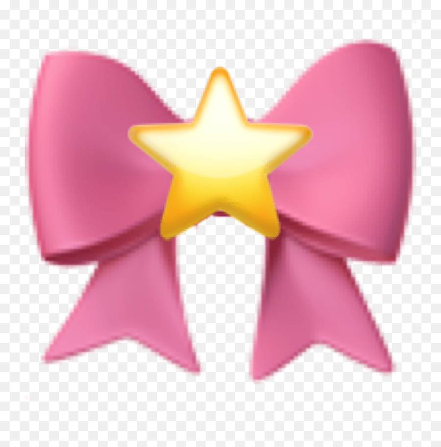 Pink Yellow Magicalgirl Kawaii Bow Emoji,Orange Ribbon Emoji free