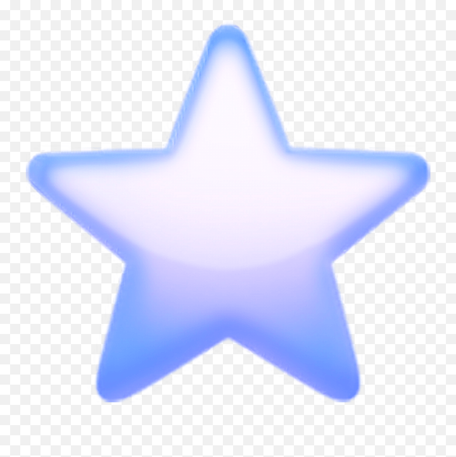Star Emoji Blue Tumblr Cute Blue Star Emoji,Emoji Star free transparent emoji