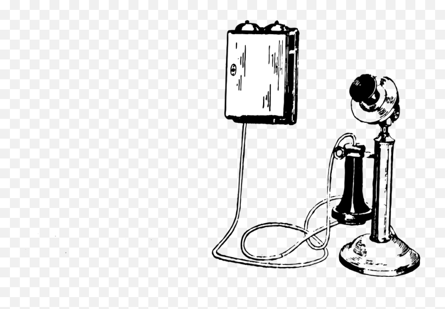 Free Telephone Phone Vectors Retro Phone Black And White Emoji,Iphone