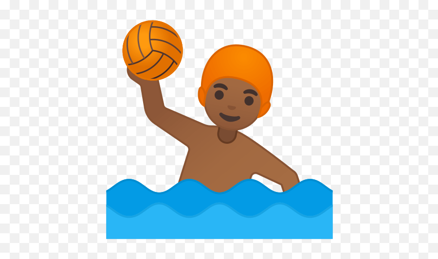 Person Playing Water Polo Emoji With Water Polo Emoji With Clear