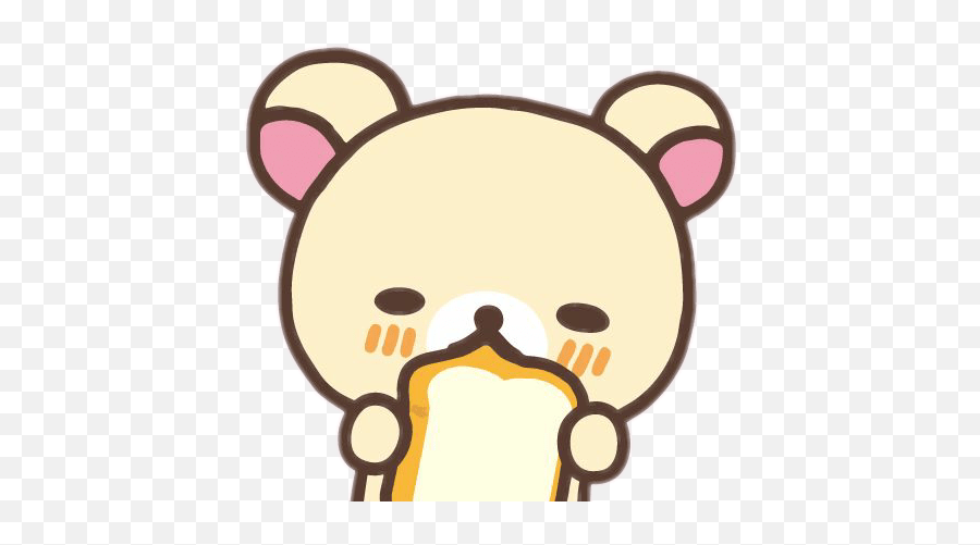 Korilakkuma Kawaii Rilakkuma Bear Emoji,Dark Moon Emoji free