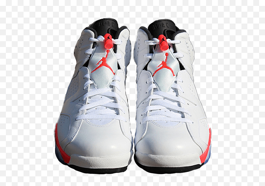White Pair Of Jordans Front View Shoes Front View Png Emoji,Emoji