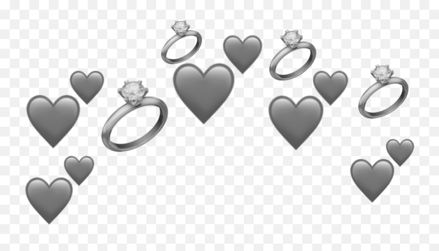 Heartcrown Crown Emoji Emojis Iphone Heart,Grey Emojis free