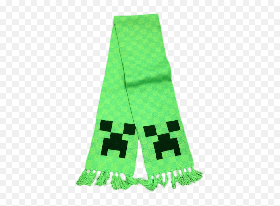 Minecraft Halstørklæde Med Creeper Minecraft Emoji,Creeper Emoji