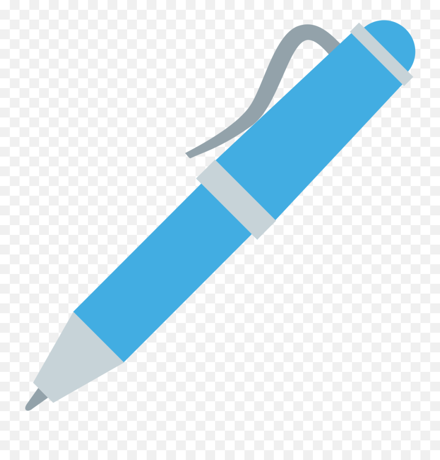 Emojione 1f58a Pen Emoji,Pen Emoji free transparent emoji