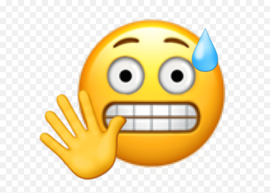 Eek Nervous Sticker By Enyau0027s Emoji Shop Happy,Goodbye Emoji