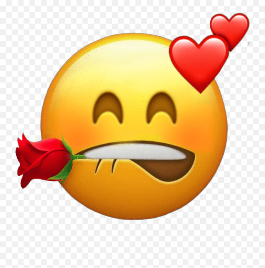 Emoji Emojiandroid Emojiiphone Love Rose Pasion Rosa Smiley,Rose Gold