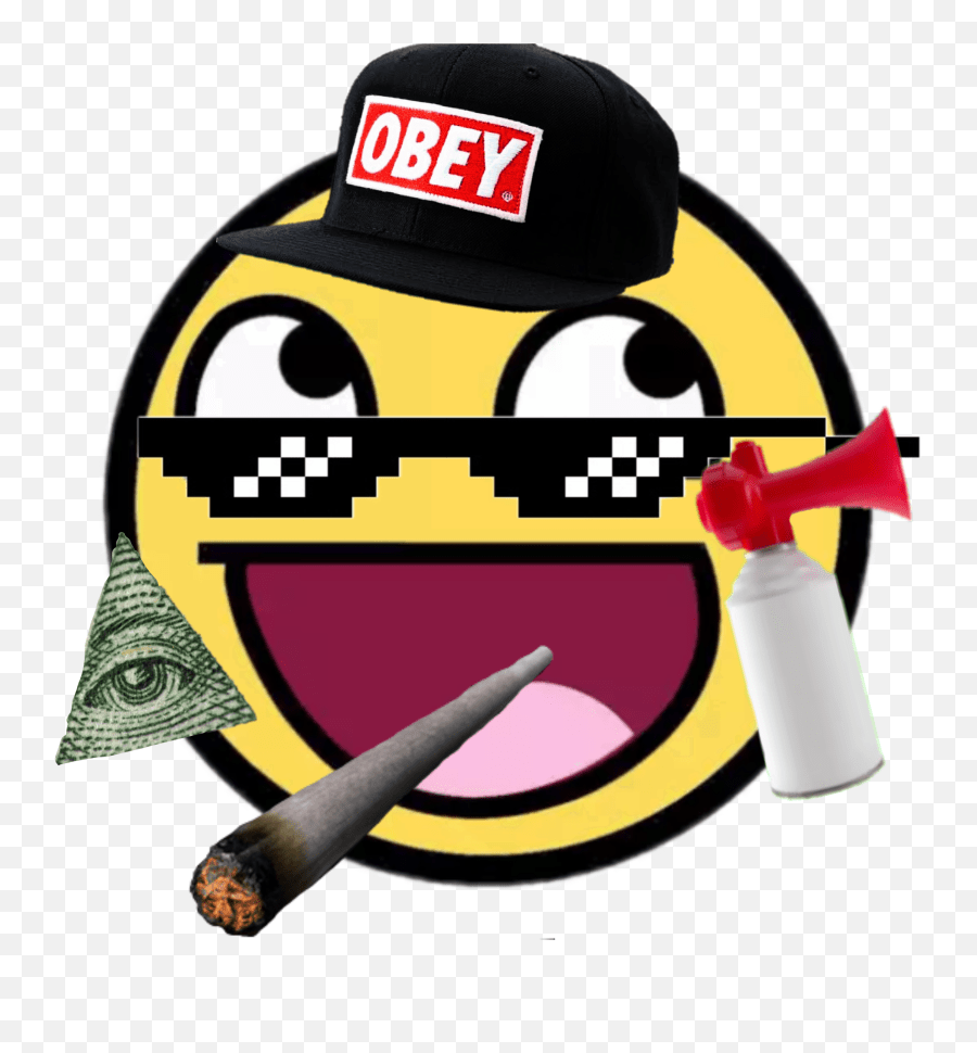Mlg Awesome Smiley Emoji,Mlg Emoji free transparent emoji