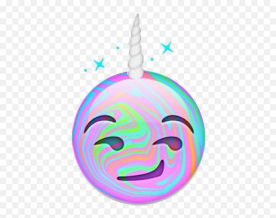 Colorful Unicorn Emoji Iphone Sticker By Kayl33n Girly,Holiday Emoji