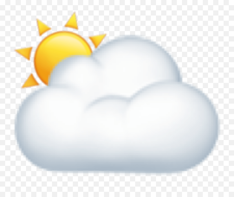 Cloudy Cloud Emoji Emojiiphone Illustration,Cloud Emoji Png free