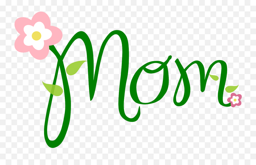 Mom Text Flower Font Mother Mom Text Emoji,Mothers Day Emojis free