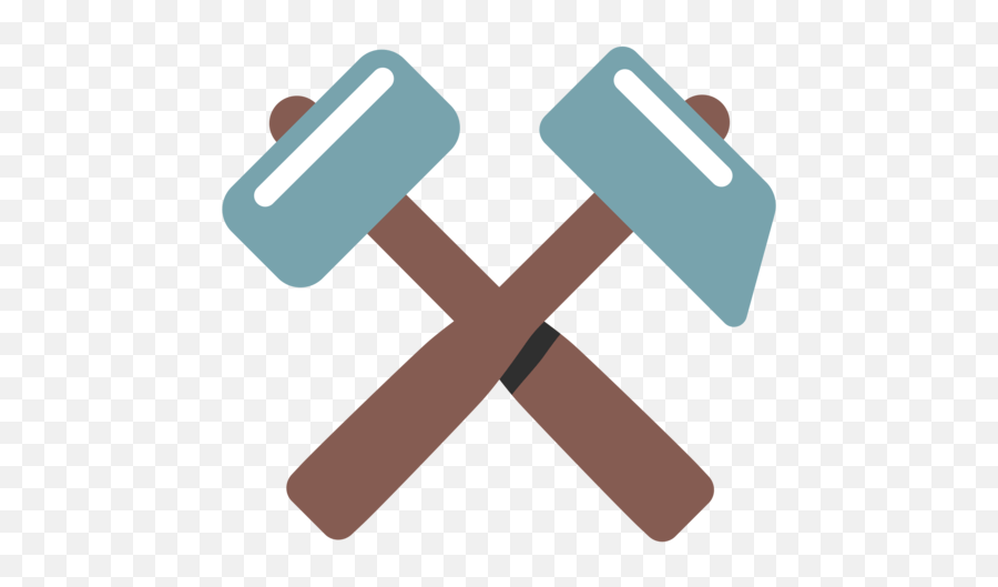 Hammer And Pick Emoji West Ham Emoji,Ham Emoji free transparent emoji