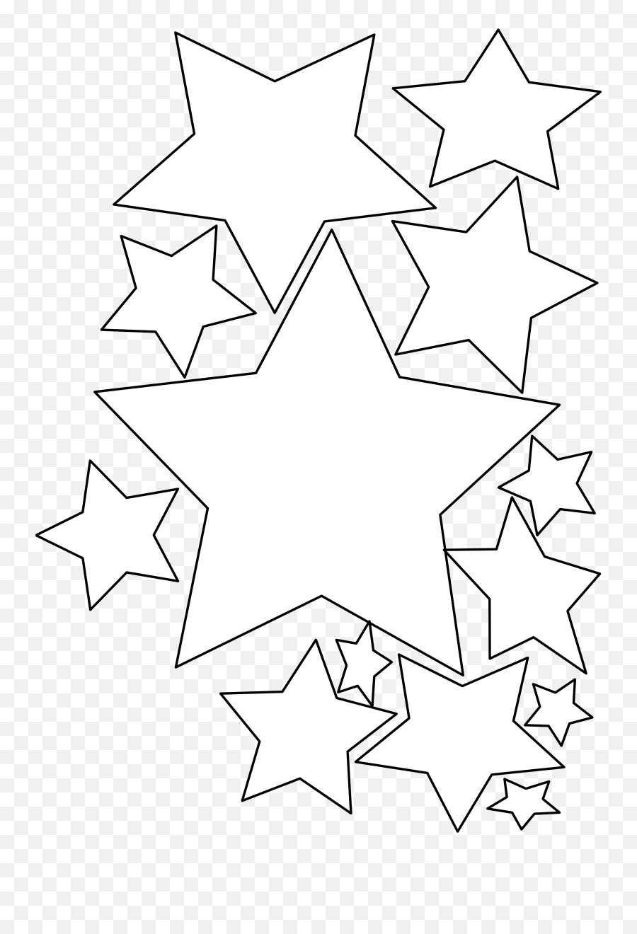 Library Of Christmas Star Svg Black And White Stars Clipart Png Emoji