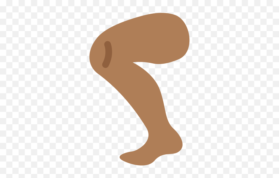 Leg Emoji With Medium Leg Emoji Brown Whatsapp,Leg Emoji free