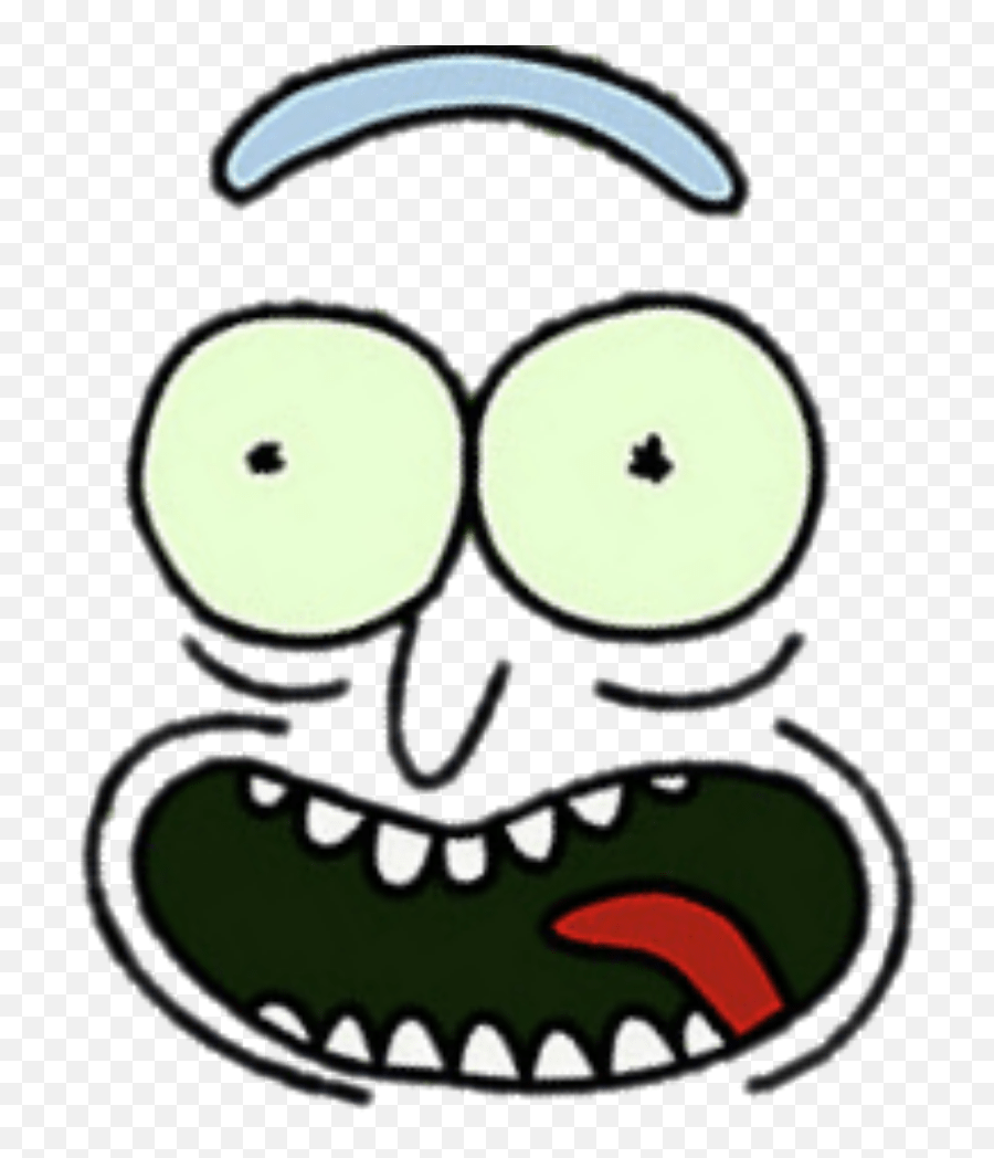 Pickle Rick Face Transparent Free Pickle Rick Face Png Emoji,Rick And
