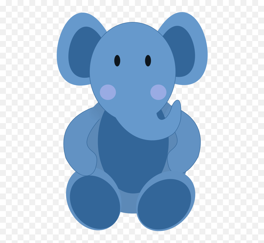 Baby Elephant Blue Elephant Clipart Kid Baby Boy Clipart Design Emoji