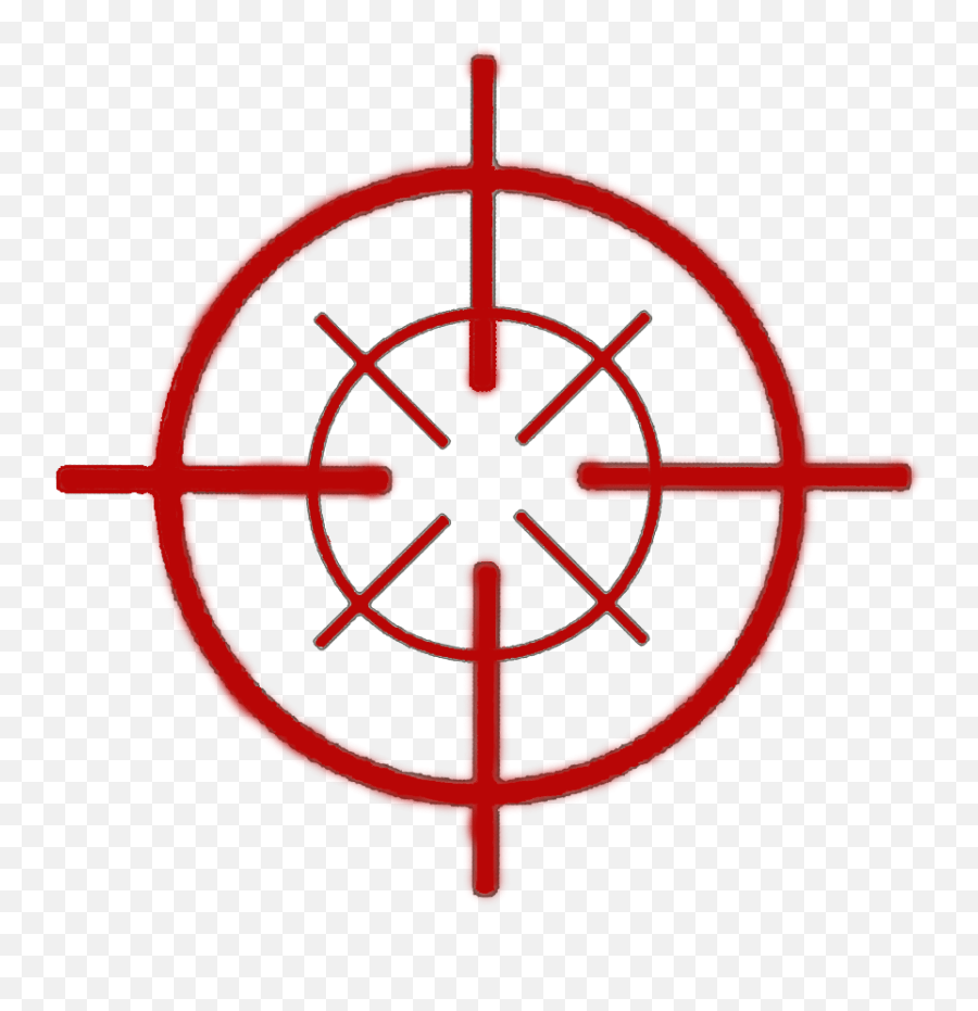 Transparent Background Red Transparent Crosshair Png