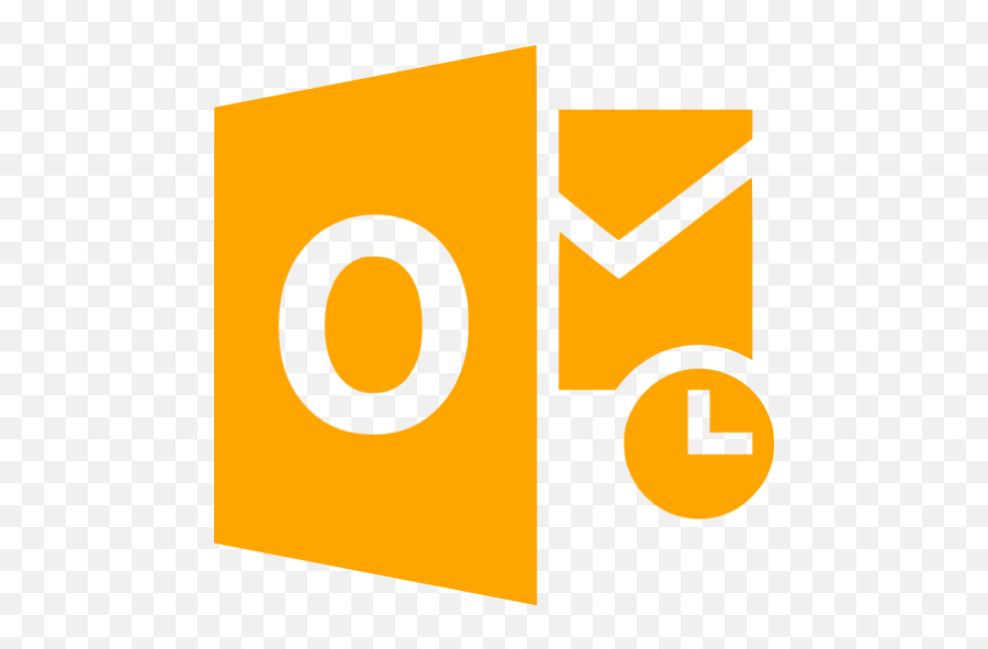 Orange Outlook Icon Microsoft Outlook Emoji,How To Add Emoji To
