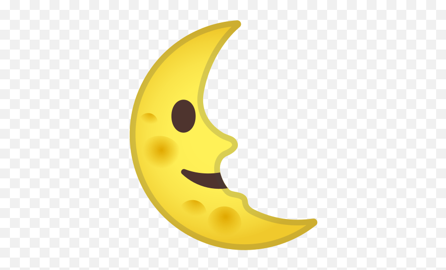 From Half Moon Emoji,Moon Emoji free transparent emoji
