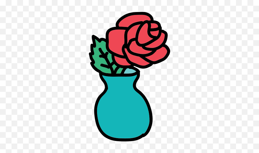 Flower Vase Icon Free Download Png And Vector Vase Animado Emoji
