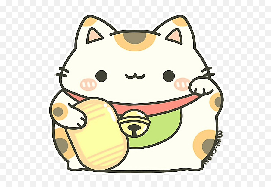 Cat Kitty Neko Maneki Manekineko Japanese Lucky Cat Chibi Emoji,Kitty Cat Japanese Emoji