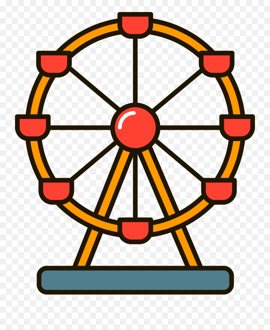 Ferris Wheel Clipart Dot Emoji,Ferris Wheel Emoji Free Emoji PNG