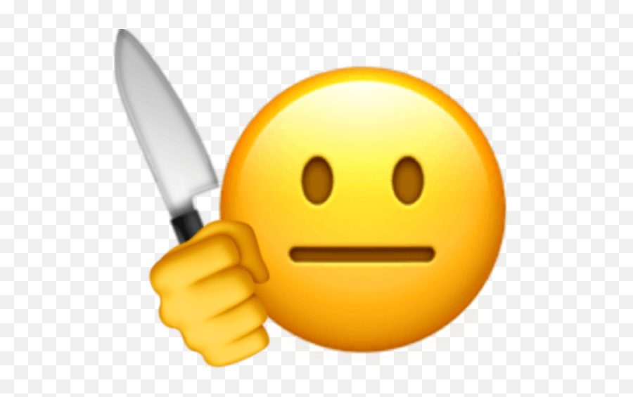 Emojicreations Cursed Emoji Transparent Knife,Lmao Emoji Free Emoji