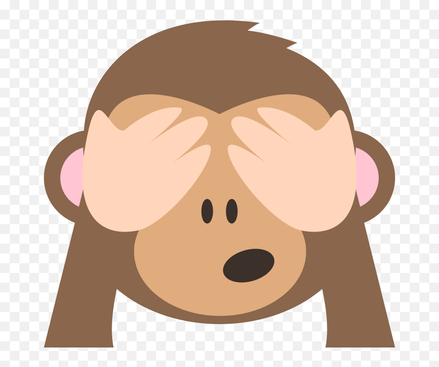 See Monkey Blocking Eyes Emoji,Hear No Evil Emoji Free Emoji PNG Images
