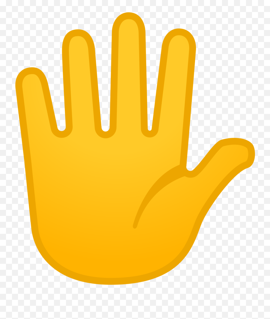 Hand With Fingers Splayed Emoji Meaning Emoji,High Five Emoji Free