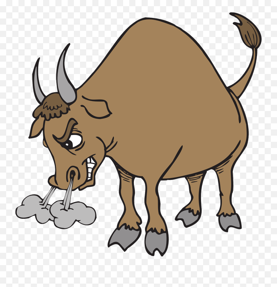 Angry Bull Horns Ox Cartoon Png Emoji,Bull Emoji Free Emoji PNG