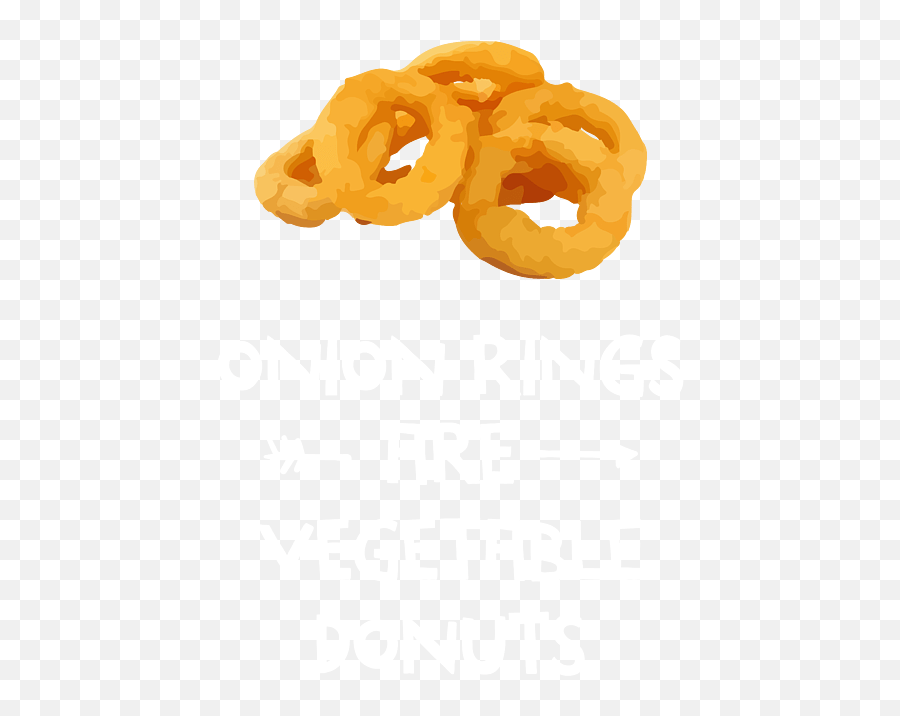 Onion Rings Are Vegetable Donuts Vegan Womenu0027s T Shirt For Emoji