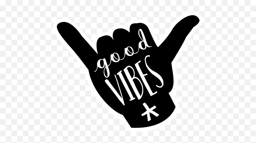 Positive Vibes Good Vibes Sign Png Emoji,Goodvibes With Hand Emoji