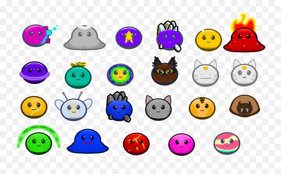 The Other Package Of The Slime Style Dot Emoji,Steam Emoticons Are